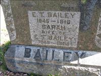 Bailey, E. T. and Sarah